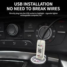 Dashboard ambient lights 2pcs APP control - 200+ modes dynamic ambient lights usb operated