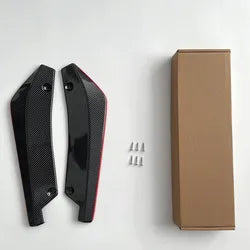 Simple Back Canards 2pcs Shine Black & Carbon- ABS plastic
