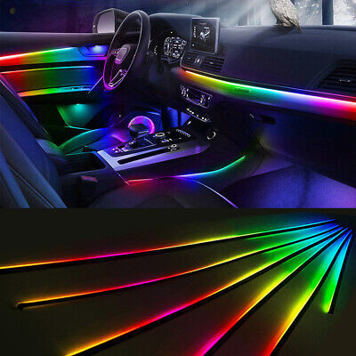 6 pcs ambient lights for DASHBOARD and 4 DOORS - APP control - 6 in 1 dynamic ambient lights