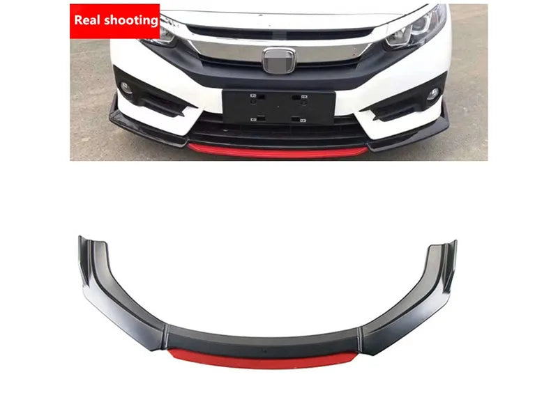 front bumper splitter front bumper extension front bodykit car bodykits car bumper extension universal splitter